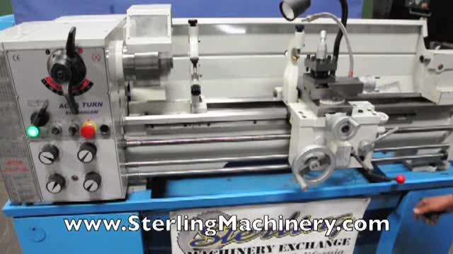 13"/18" x 40" New Acra Engine Lathe, Mdl. FI-1340 GSM, 3 & 4 Jaw Chuck, Faceplate, Tool Post, Work Lite, Geared Head Single Phase 220 V, 2 H. P. #A1233