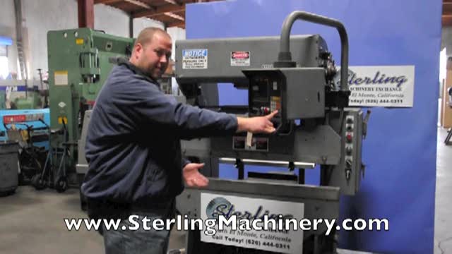 17 Ton x 4\' Used Diacro Hydra-Mechanical Press Brake, Mdl. 17-4,Hurco model 5C CNC Back Gauge (1989) #8172