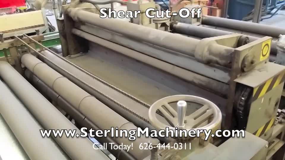 48\" Welty Way Cut To Length line With Beading and Notching Sections for TDC and S Drives