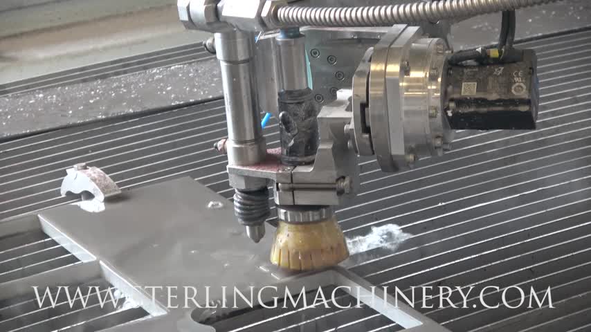 Flow-BRAND NEW FLOW CNC WATERJET CUTTING SYSTEM, MDL. #SMFLOWMACH300  THE MACH 300 IS PURPOSE-BUILT TO DELIVER RELIABLE PERFORMANCE THAT YOU CAN DEPEND ON. THE SYSTEM IS A NO-NONSENSE WATERJET SOLUTION THAT IS EFFICIENT AND PRACTICAL. COMBINING ADVANCED FLOW-01