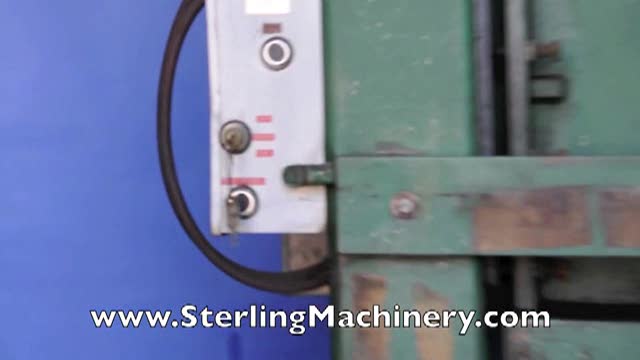 175 Ton x 6" Used Heim Straight Side Press, Mdl. 175-42-78, 42" x 78" Bed,  Dual Air Counter Balance #6120