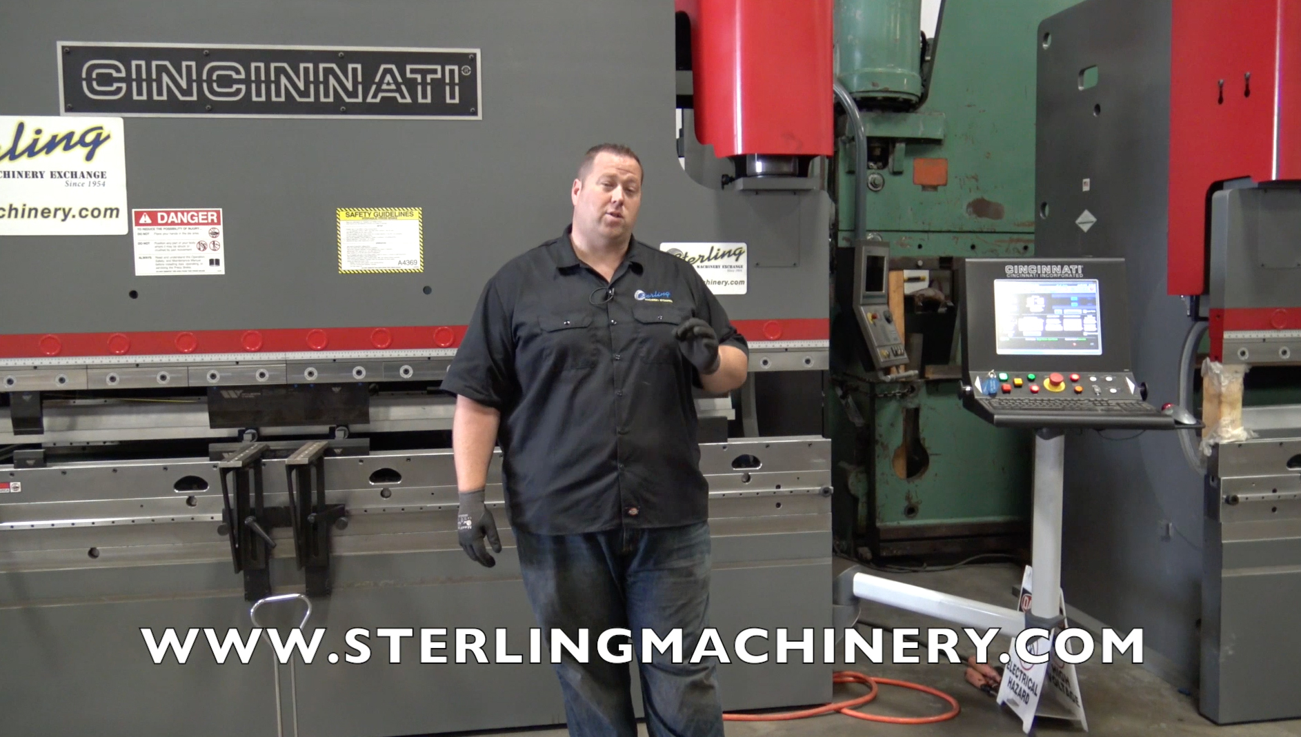 Cincinnati, Inc-175 Ton x 12' Brand New Cincinnati Baseform Hydraulic 4 Axis CNC Press Brake, Mdl. 175BX10, Touch Screen Human Machine Interface, 2 Axis CNC Control, One Positioning Tool, Ram Up Button, Micro Crown in Bed Stop, Emergency Stop, Automatic Level Control, CN-01
