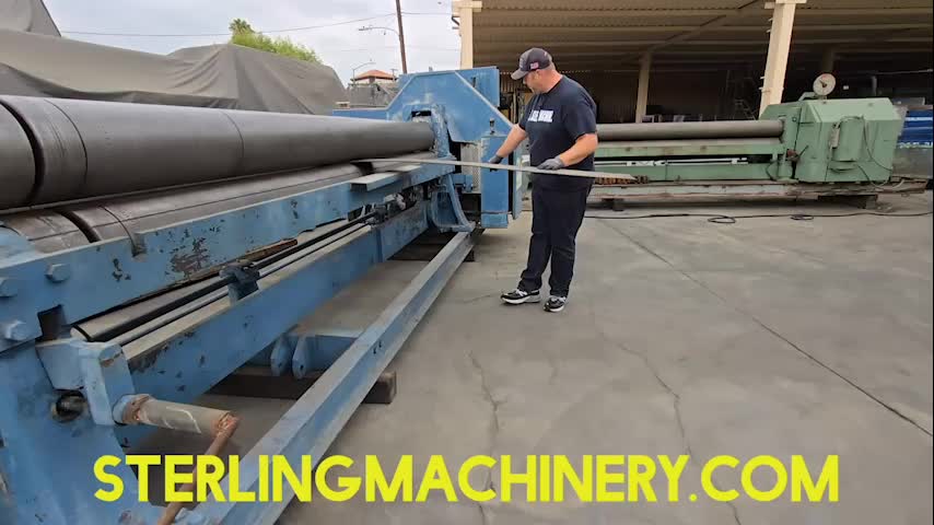 Bertsch-1/4" x 12' Used Bertsch Initial Pinch Power Roll—model 8640, stock #A6663—available now at Sterling Machinery-01