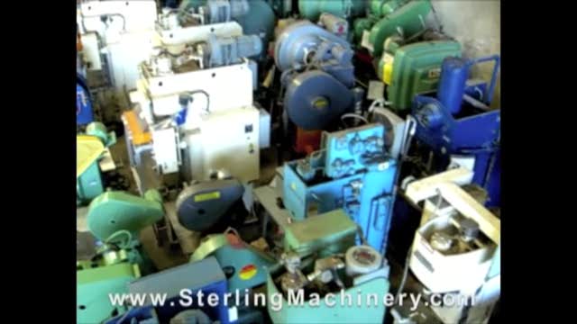 Heim-150 Ton x 4" Used Heim Straight Side Punch Press, Mdl. S150, 78" x 42" Bed Area,  22 1/2"  x 12" Window, 45 Strokes Per Minute #5915-01