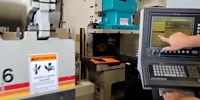 Accurpress-60 Tons x 6' Used Accurpress Hydraulic CNC Press Brake, Mdl. 7606, Foot Pedal, Accurpress ETS Control, Accurpress ETS Pendant Control, Year(2000) #A7508-01