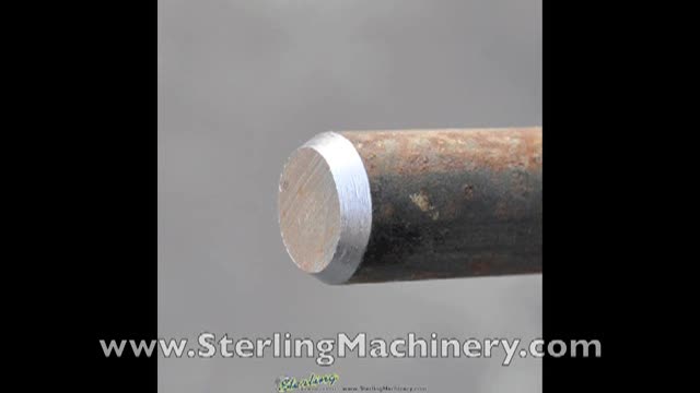 3\" Used LNS Bar Chamfering Machine, Mdl. 76-JB-3,  10\" 3 Jaw Chuck, Cutter Head, Stand, 2 H.P. #A1422