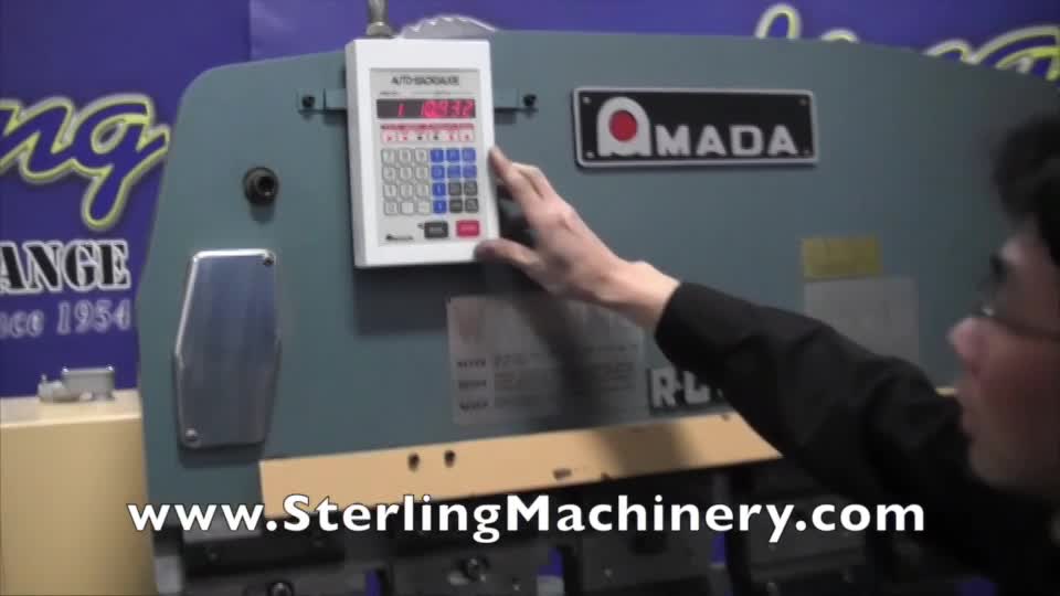 25吨�4\'用于雨田液压折弯机，MDL。 RG-25，正面操作可编程后挡料，上和下模具，脚踏板，截至代理，＃A3724