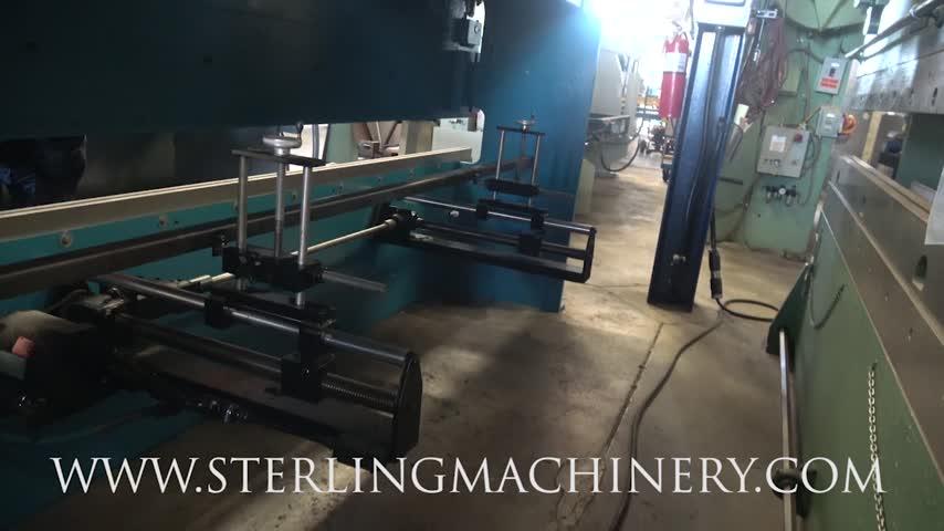 -Freno de prensa hidr�ulica Hydrapower de 70 toneladas x 12 'con cilindros reconstruidos, Mdl. HM-07012, Pedal de pie, Indicador de retroceso operado frontalmente, �Nuevos sellos de cilindro! # A4419-01