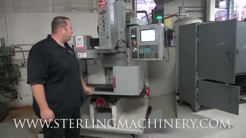 Haas-2003 HAAS TM-1 CNC VERTICAL MILL, S/N 32804, 4TH AXIS READY, 30" X, 12" Y, 16" Z, 47.8" X 10.5" TABLE, 7.5 HP, 4000 RPM, 40-TAPER, ONLY 12850 HOURS-01