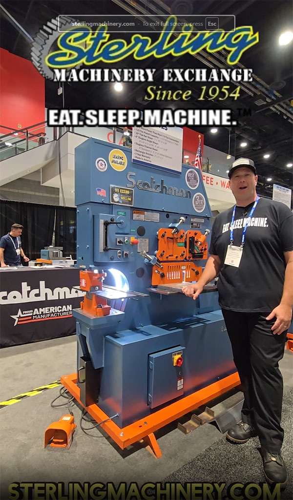 Scotchman FI12510-20M Dual Operator Ironworker | 125 Ton | Fabtech 2025 Feature | Sterling Machinery Exchange