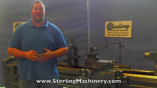 Webb-21\"/29\" x 80\" Used Webb Gap Bed Engine Lathe, Mdl. 20 1/2 x 80, 3 Jaw Chuck, 4 Jaw Chuck, Steady Rest, Follow Rest, 4 Way Tool Post, Coolant System, Foot Pedal Disconnect,  Year (1979)  #A2172-01