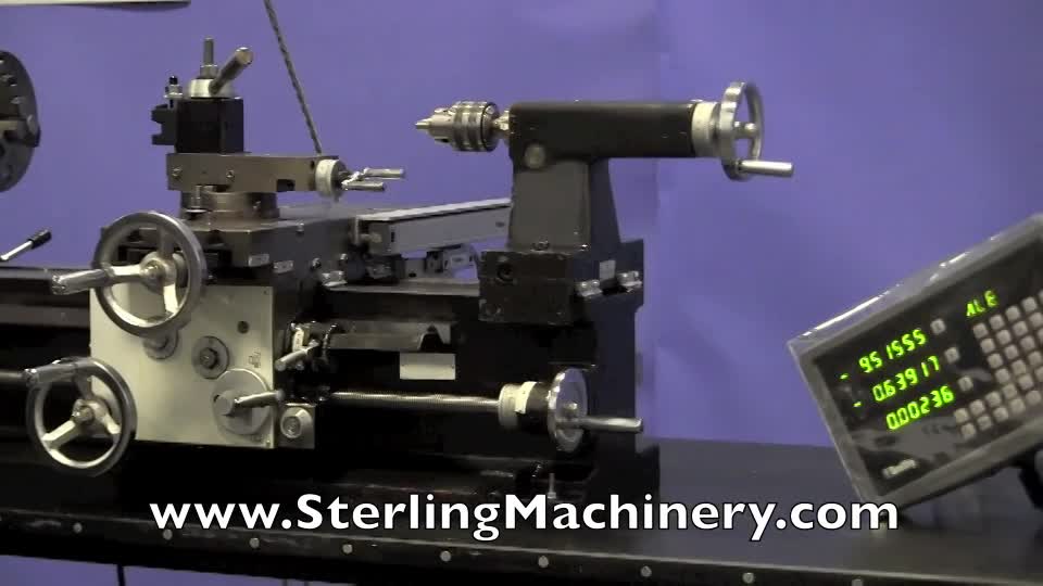 Smithy-13\" x 24\" Used Smithy Granite MAX Combo Lathe & Mill & Drill, Mdl. 1324 MX, 2 Axis Smithy DRO, Tool Post & Holders, Stand With Casters, Harvest Drill, Bed Clamp Sets, Extra Compound with 4 Way Tool Post, Drill Chuck and Arbor, 3 Jaw Chuck, Live Center, Chuck For Milling Head, &nbsp;#A2943-01