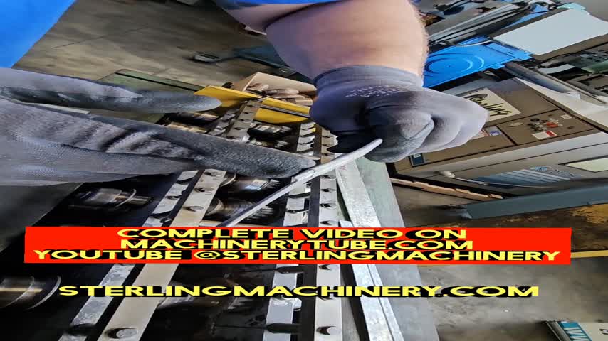 20-26 Ga Engel Roll Former (8 Stand), Mdl. 800, #A6547