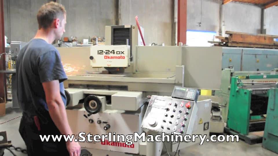 OKAMOTO-12\" x 24\" Used Okamoto Automatic Surface Grinder, Mdl. ACC-1224DX, (1993) #A1506-01