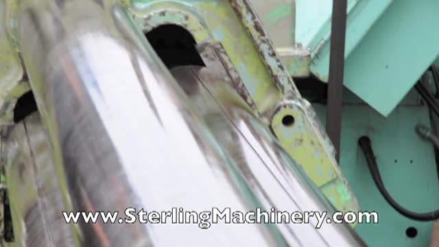 3/16\" x 12\' Used Webb Intial Pinch Power Roll, Mdl. 6L, Air Drop End, Powered Rear Roll Adjustment, 9\" Diameter Roll #A1232