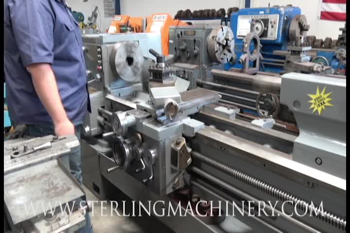 21" - 30" x 60" Used Tarnow Gap Bed Engine Lathe, Mdl. TUJ-50x1500, Taper Attachment, Coolant System, Chip Tray, 3 Jaw Chuck, Face Plate, 4 Way Tool Post,  #A2779