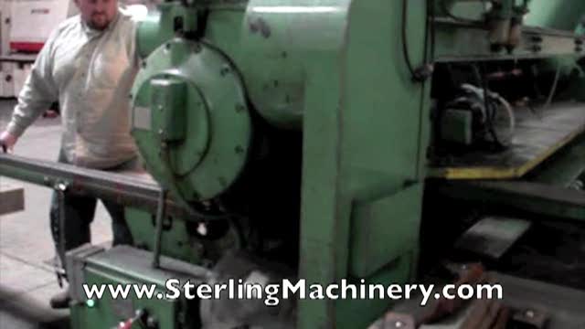 1/4" x 12' Used Cincinnati Power Shear, Mdl. 2CC12, Front Operated Power Backgauge with Indicator,  Square Arm, Hydraulic Hold Downs#A1236