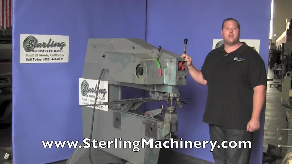 Pullmax-40\" Used Pullmax Nibbling and Shearing Machine, Mdl. P21S, Circle Cutter Attachment, Variable Speeds,  #A2023-01