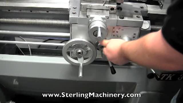 13\" x 30\" Used Ramco Engine Lathe, Mdl. TK330, Southwestern Industries Trak Digital Readout, 3 Jaw Chuck, 5C Collet Closer, 4 Way Tool Post, Work Lamp, Foot Brake,  #A2051