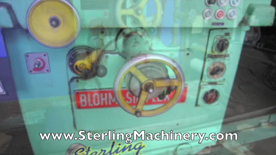 Blohm-14\" x 28\" Used Blohm 2 Axis Automatic Mdl. SIMPLEX7, Electro Magnetic Chuck, Power Elevation #7353-01