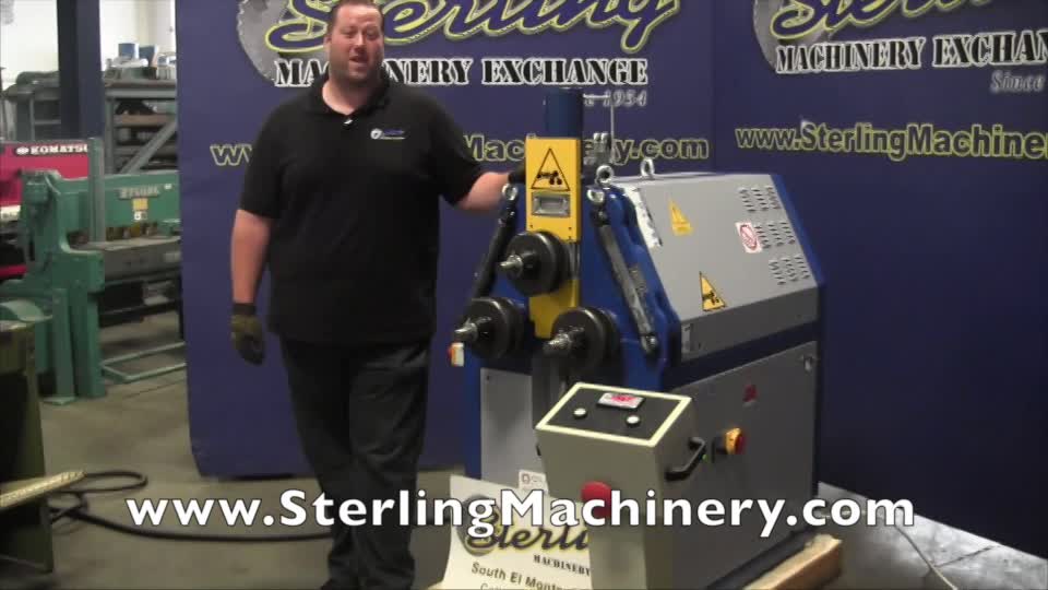 TAURING-2\" x 2\" x .315\" Brand New Tauring Group Angle Bending Roll, Mdl. SAF DS60HV PLUS, Dual Speed Motor, Remote Control Stand With Dual Foot Pedal, Hydraulic Top Roll, Supports,  #SMSAFDS60HVPLUS-01