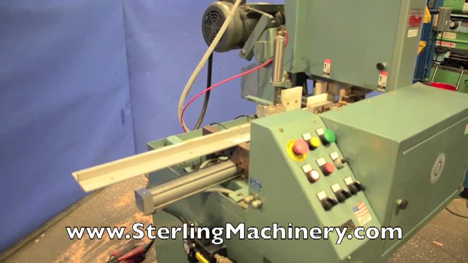 20" Used CTD Automatic High Speed Cut Off Saw (Non Ferrous), Mdl. A480, Auto Feed Mechanism, 3 Pneumatic Vises, Carbide Tip Blade, Out Of Stock Stop, Spray Mist Coolant, Year (1995) #A1573