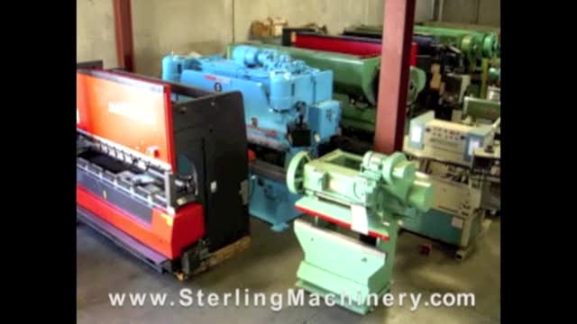 4 Ton x 1\'\' Used Benchmaster OBI Punch Press, Mdl. 451, Mechanical Clutch, Hand Lever Control #A1708