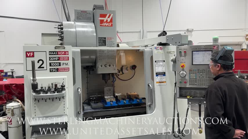 Haas-LOT-26 2006 HAAS VF-2D VERTICAL MACHINING CENTER, XYZ TRAVELS: 30" X 16" X 20", TABLE SIZE: 36" X 14",-01