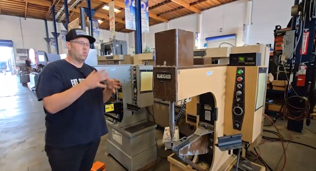 HAEGER-6 Tons Used Haeger Insertion Press, Mdl. HP6-B, Tooling, Electric Foot Control, Guaranteed Machine*, #A7717-01