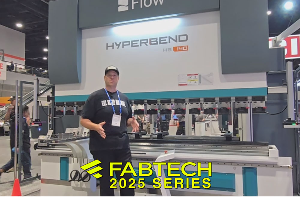 Flow-Flow Hyperbend HB140 CNC Hybrid Press Brake | 6-Axis Hybrid System | Fabtech 2025 Feature | Sterling Machinery Exchange-01