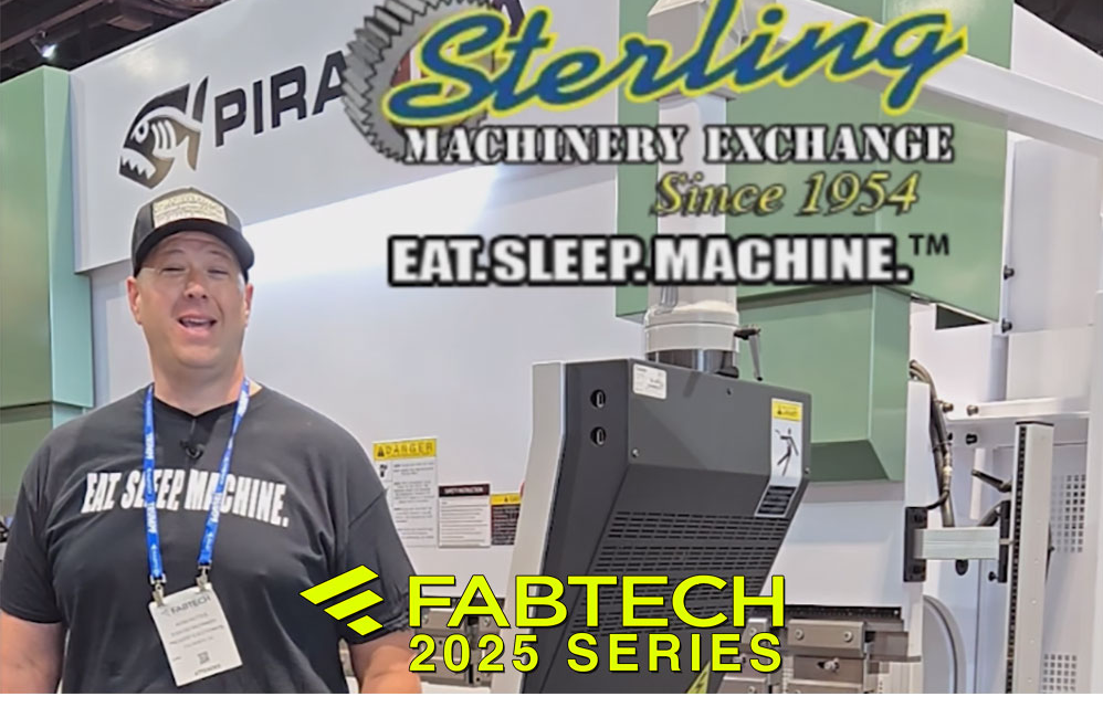 PIRANHA-Piranha P-Series CNC Press Brake | 125 Ton x 10′ with Delem DA-66T CNC | Fabtech 2025 Feature | Sterling Machinery Exchange-01