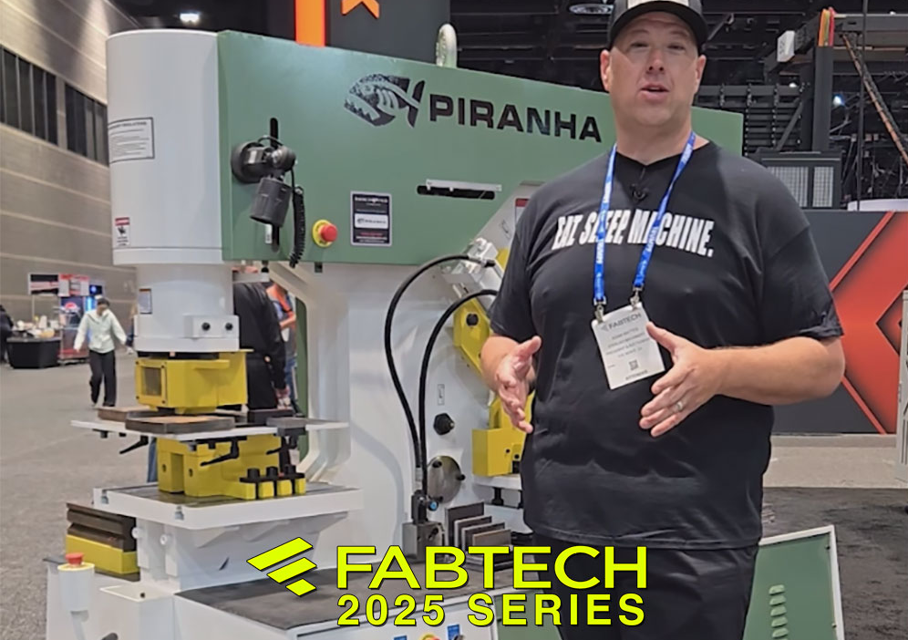PIRANHA-Piranha BII Series Dual Operator Ironworker | Fabtech 2025 Feature | Sterling Machinery Exchange-01