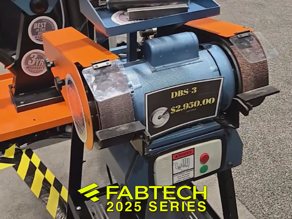 Scotchman-Scotchman DBS-3 Dual Belt Sander | New Product Launch | Fabtech 2025 Feature | Sterling Machinery Exchange-01