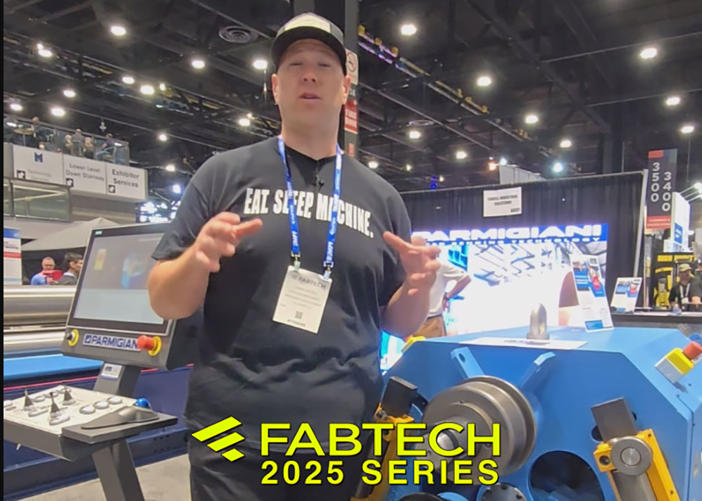Paragon-Parmigiani CNC Angle Roll Bender |Fabtech 2025 Feature | Sterling Machinery Exchange-01