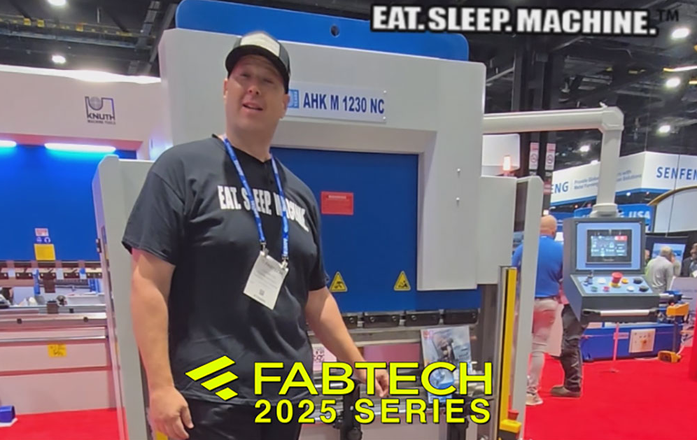 Knuth-Knuth AHK M 1230 NC Hydraulic Press Brake | 33 Ton | Fabtech 2025 Feature | Sterling Machinery Exchange-01