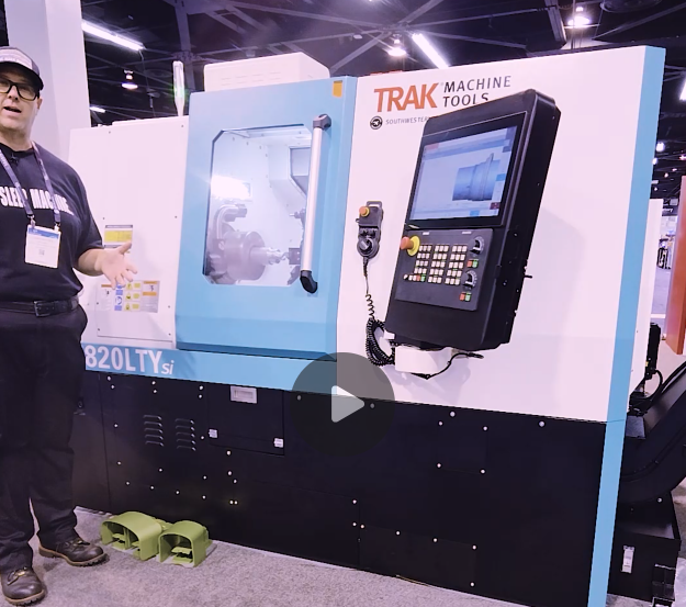 Trak-TRAK TC820LTY | CNC Lathe Live Demo at WESTEC 2025-01