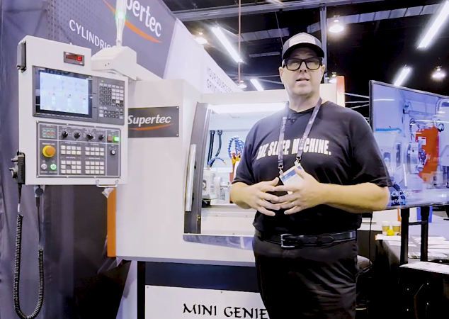 Supertec-Supertec MINI GENIE-2520CNC | Precision Cylindrical Grinder at WESTEC 2025-01