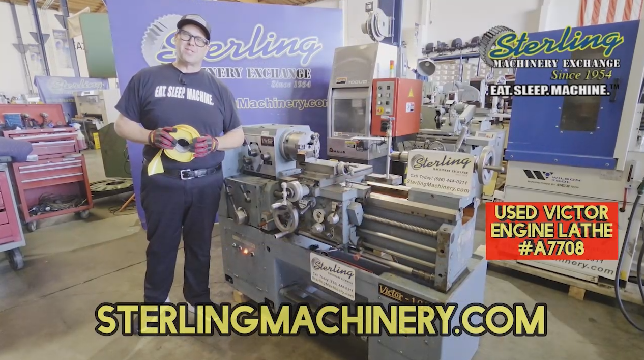Victor-Victor 1630 Gap Bed Engine Lathe | Stock A7708-01