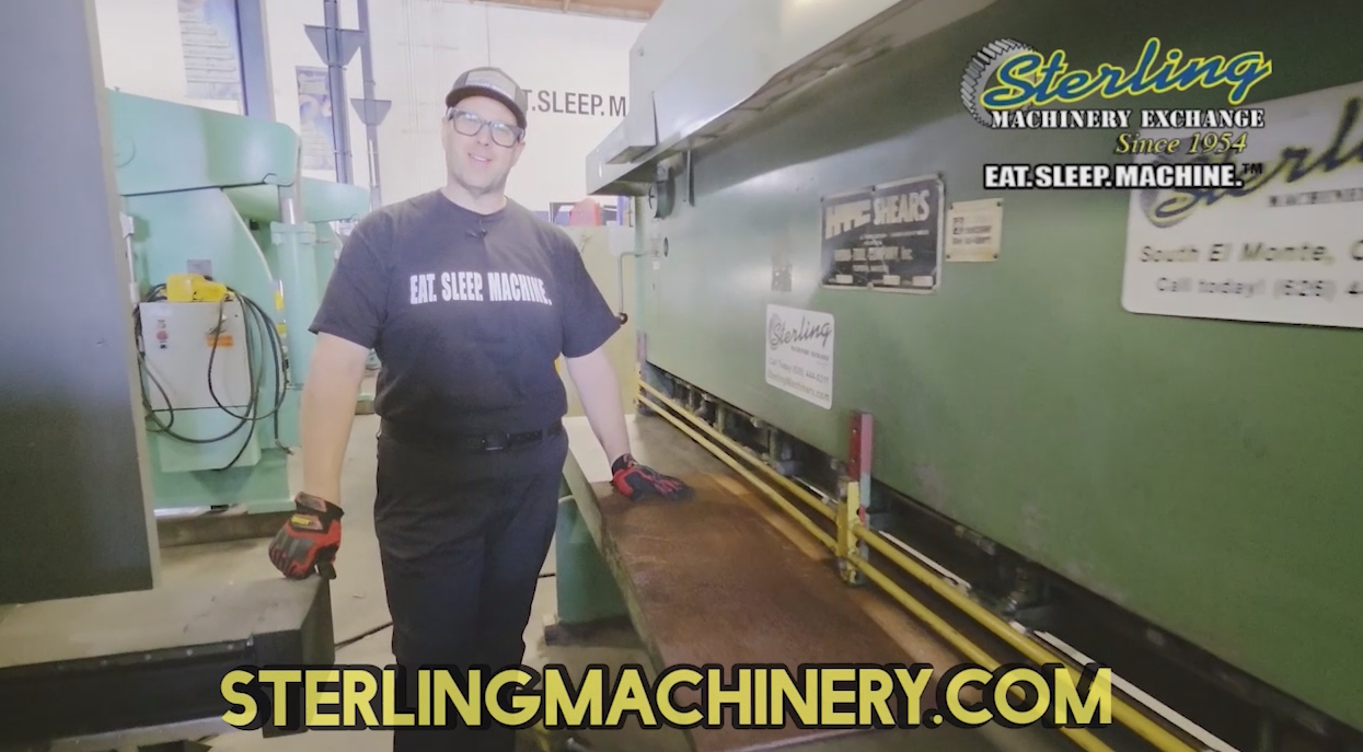 HTC-HTC 250-10A Hydraulic Power Squaring Shear 1/4" x 10' | Stock A7011-01