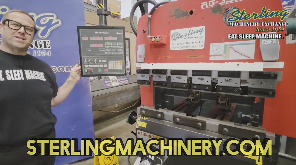 Amada-Amada RG-35S CNC Upacting Press Brake 35 Ton | Stock A7435-01