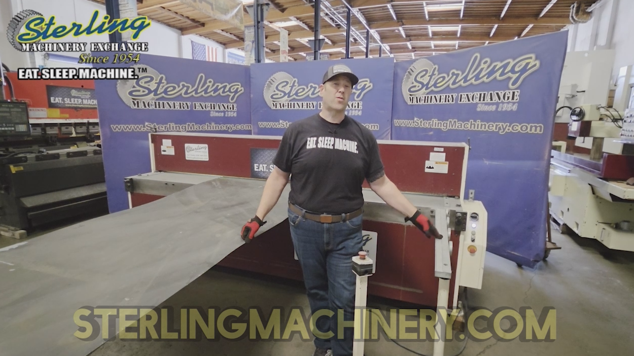 GMC-GMC HS-1010M 10 Ga x 10' Hydraulic Shear | Stock C5291-01