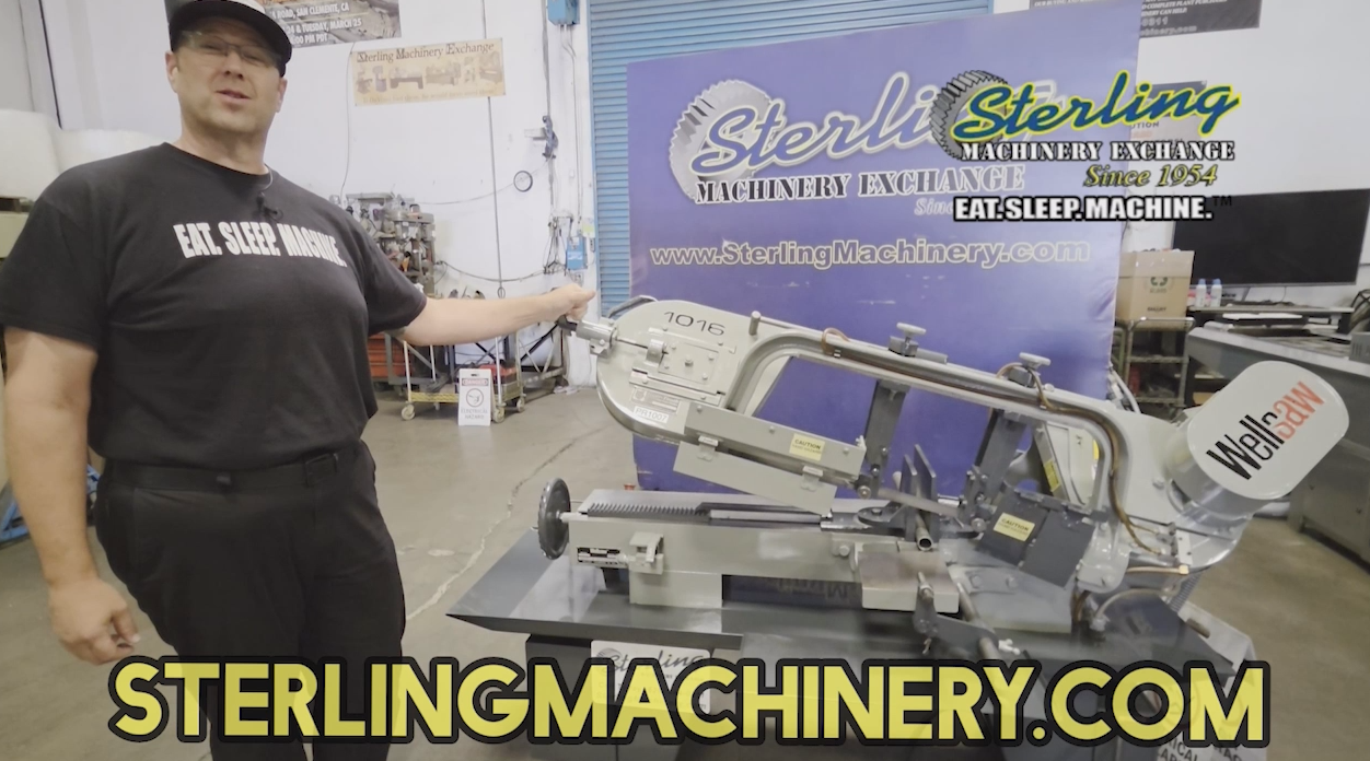Wellsaw-Wellsaw 1016 Horizontal Bandsaw | Manual Metal Cutting Saw PR1007-01