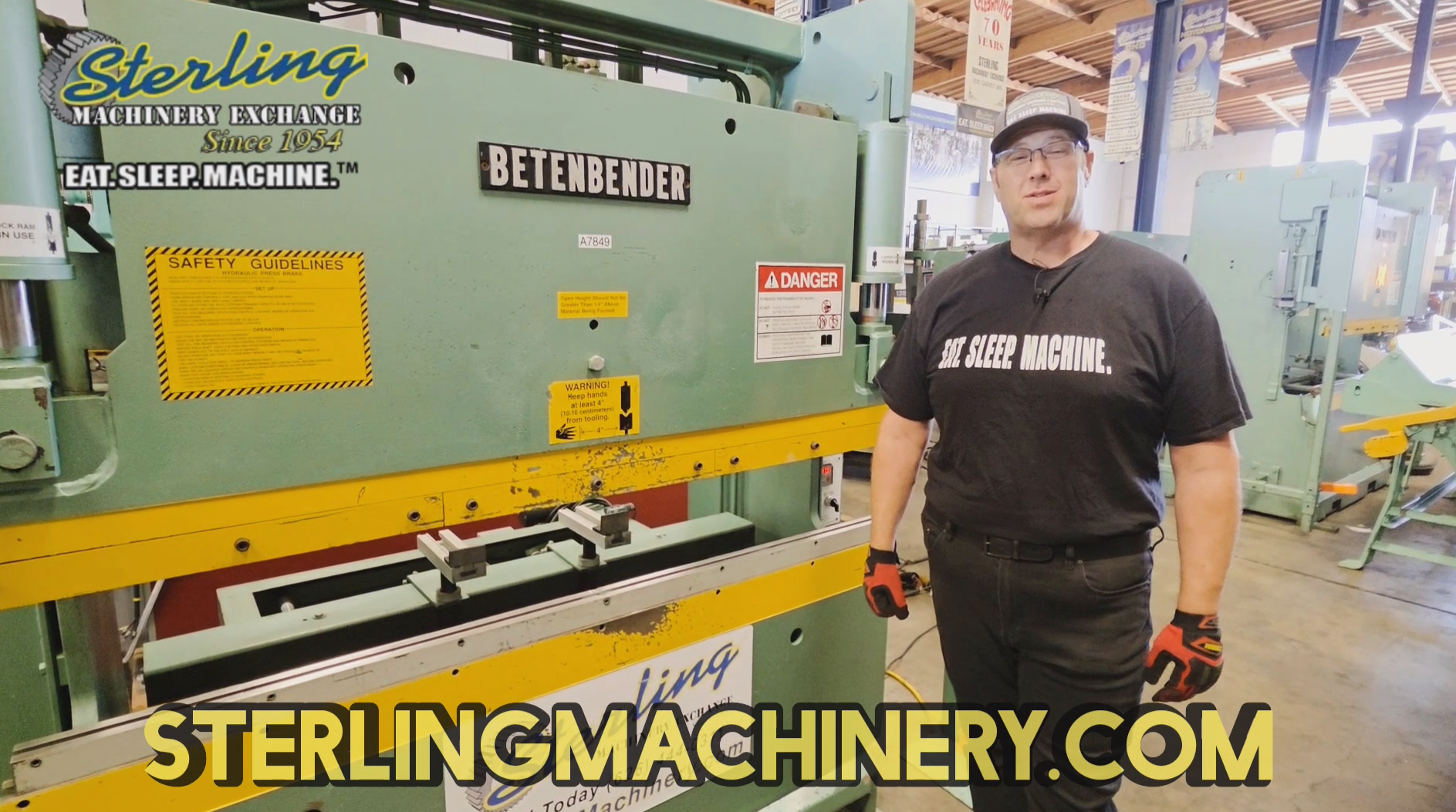 Betenbender-Betenbender 6-50T Hydraulic Press Brake | 6' 50 Ton Sheet Metal Brake #A7849-01