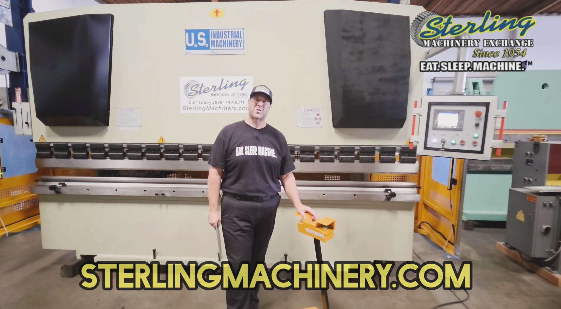 US Industrial-155 Ton x 13' U.S. Industrial USHB15513C CNC Hydraulic Press Brake SMUSHB15513C-01