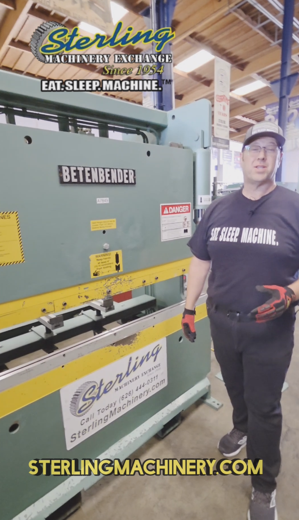 Betenbender-Betenbender 6-50T Hydraulic Press Brake- | 6' 50 Ton Sheet Metal Brake #A7849-01